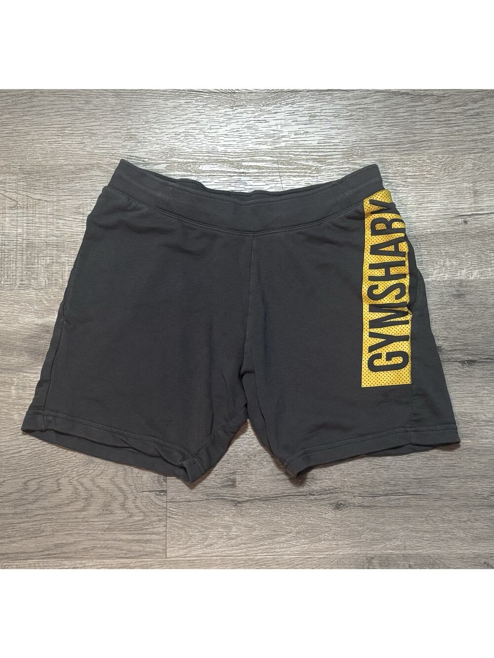 Gymshark Bold Shorts Men’s L Onyx Gray Pockets Sweat Shorts Gym